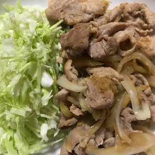 豚肉の生姜焼き